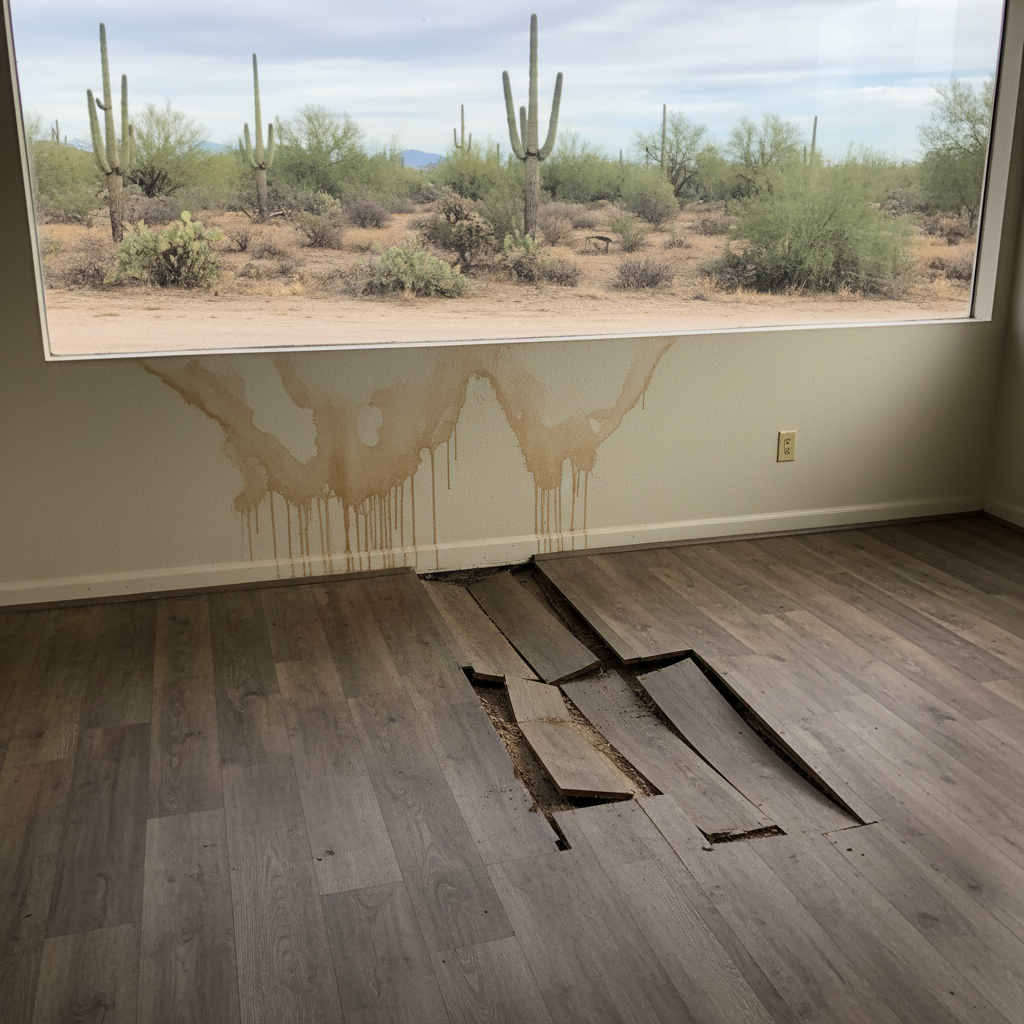 Roof Leak Water Damage Repair