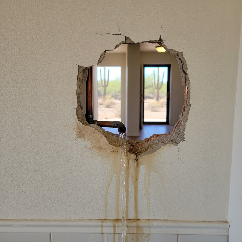 Burst Pipe Repair and Cleanup