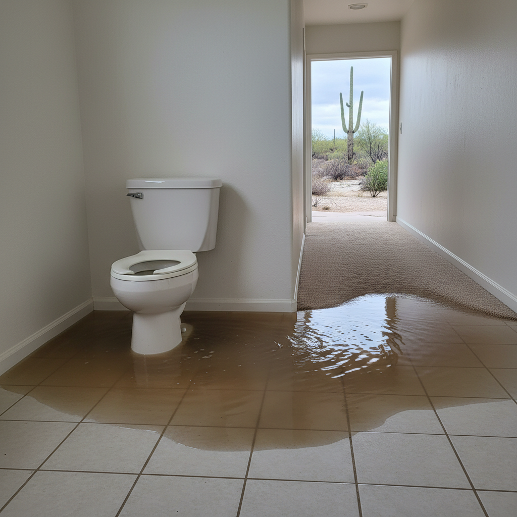 Toilet Overflow Cleanup