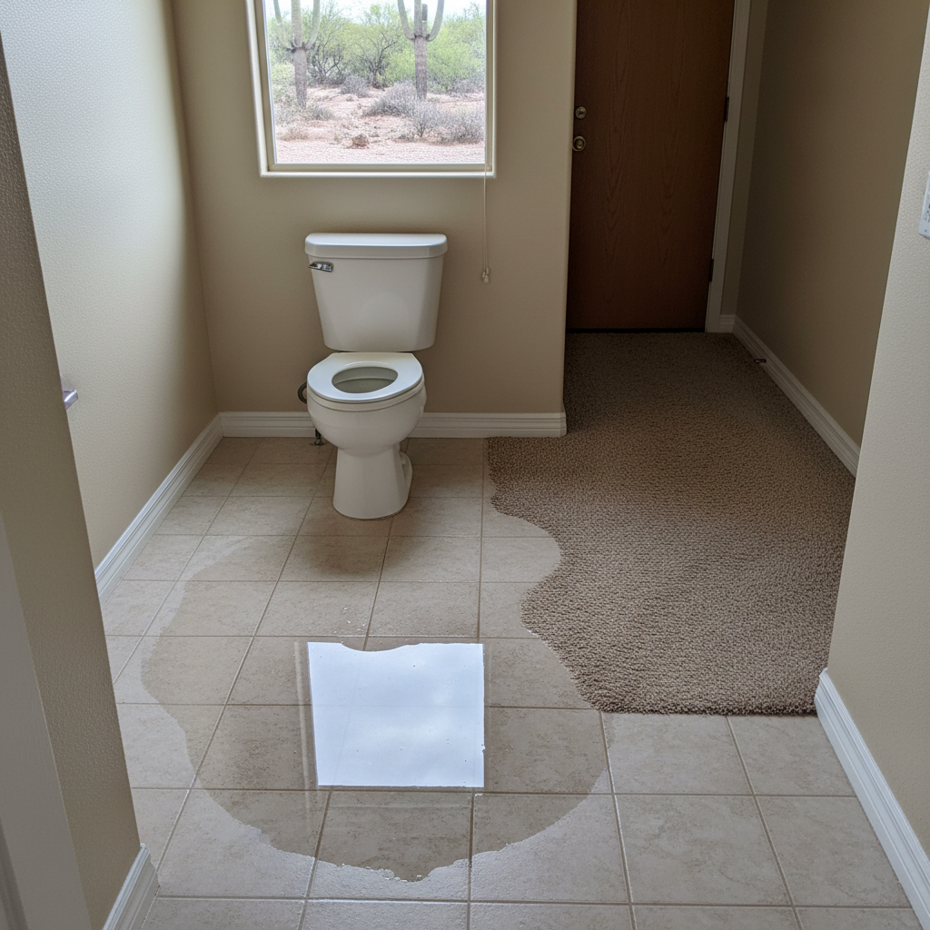 Toilet Overflow Cleanup
