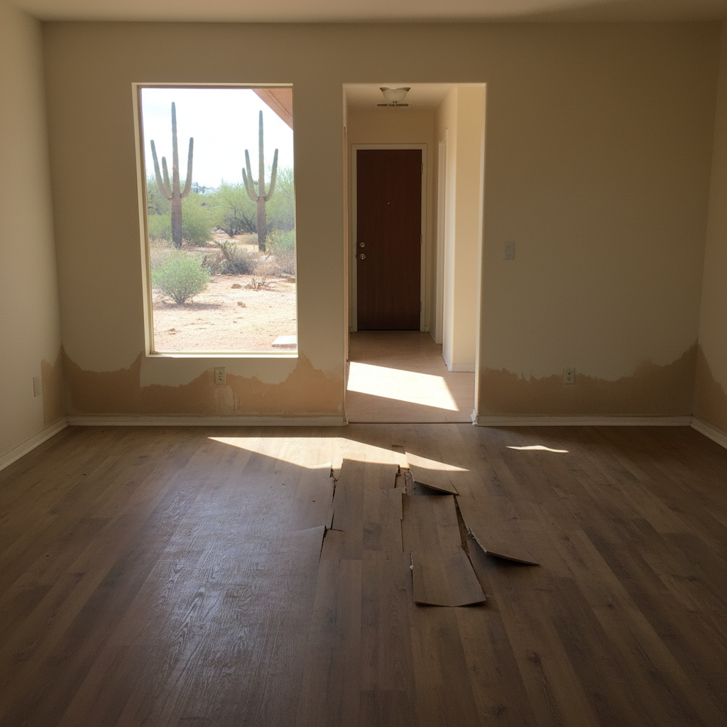 Water damage-related mold removal