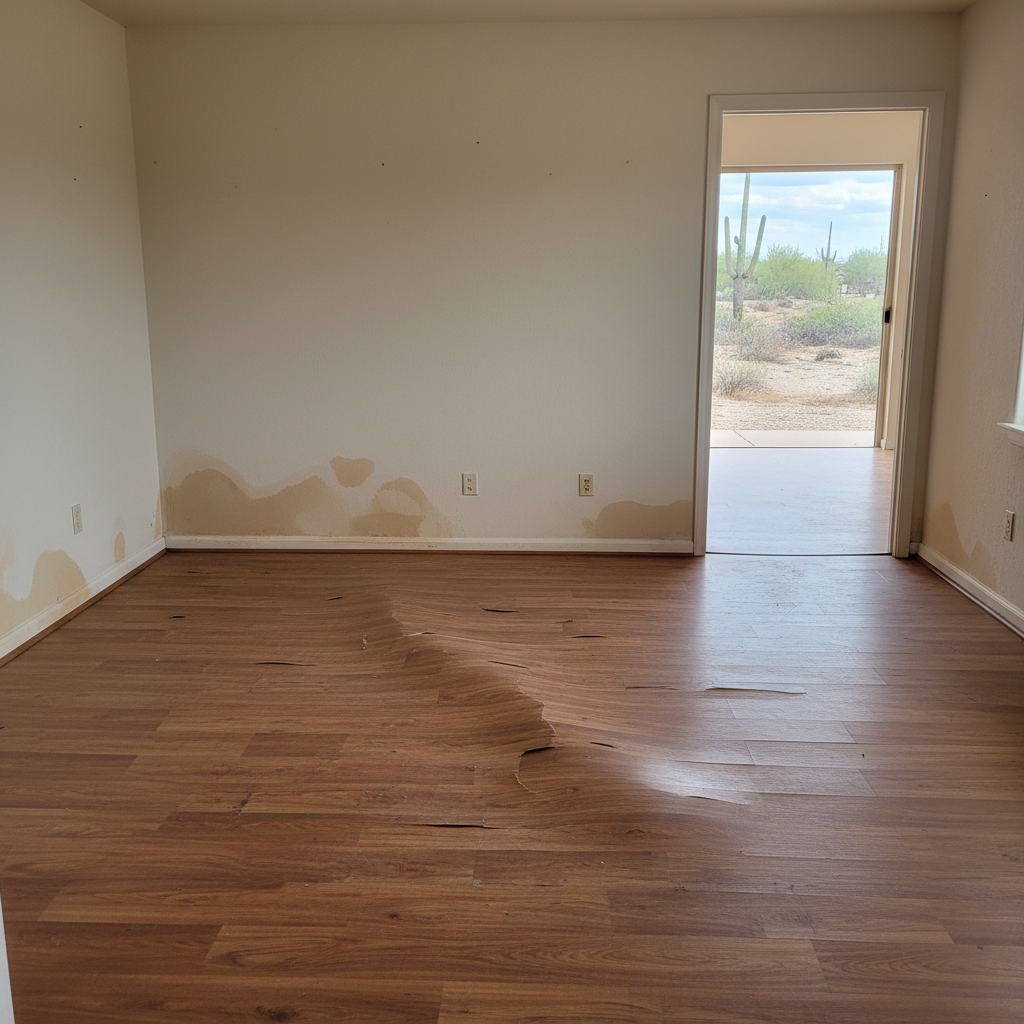 Water damage-related mold removal