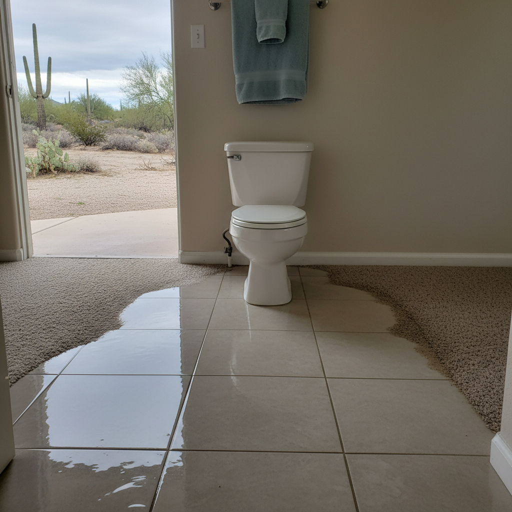 Toilet Overflow Cleanup