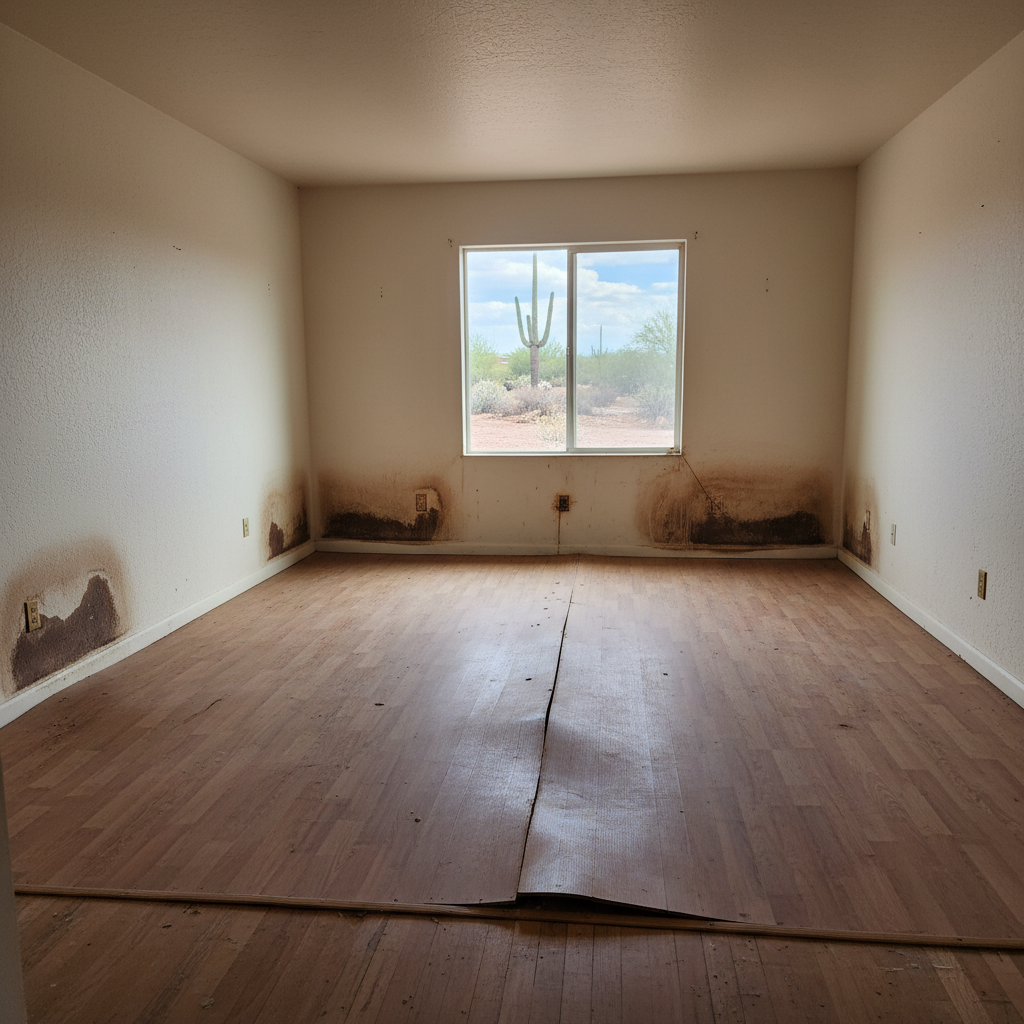 Water damage-related mold removal