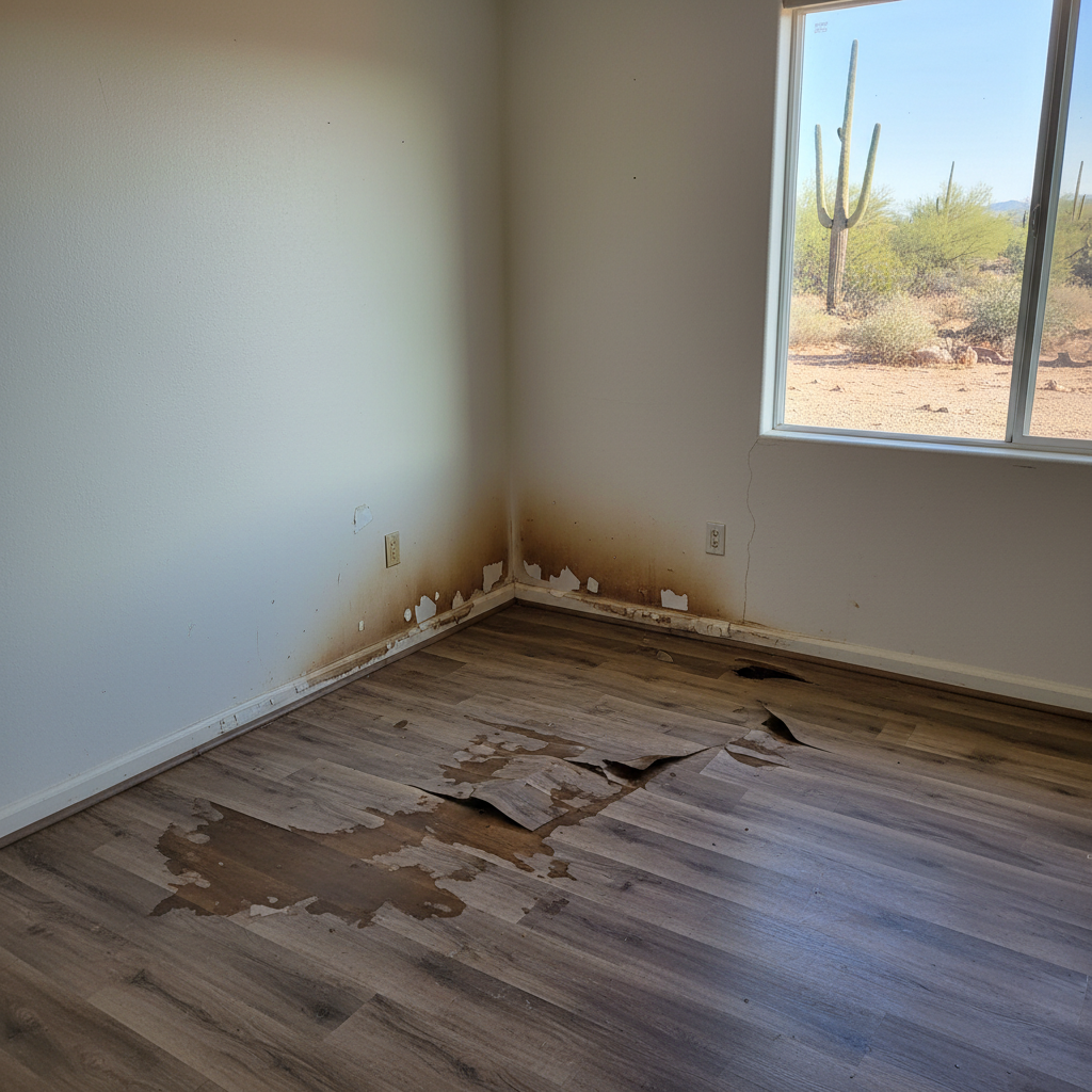 Water damage-related mold removal