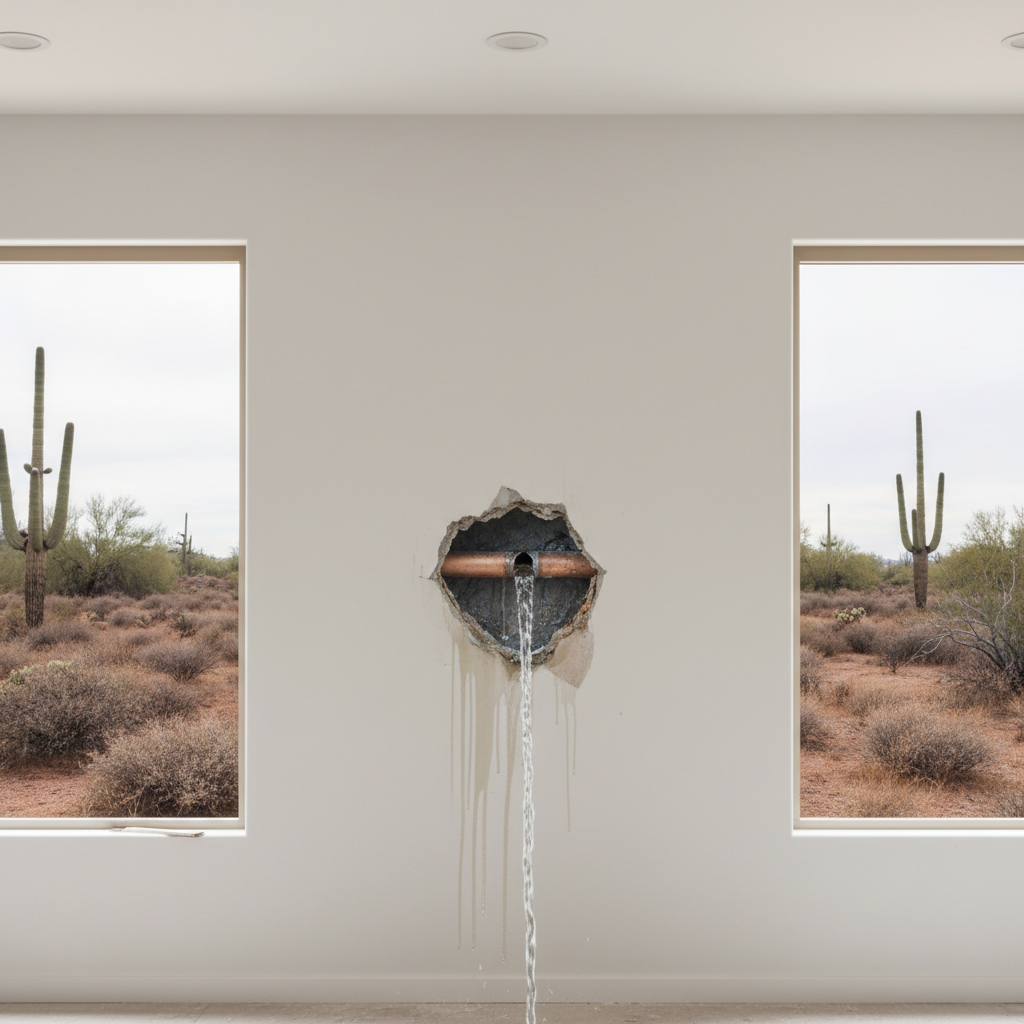 Burst Pipe Repair and Cleanup in Peoria