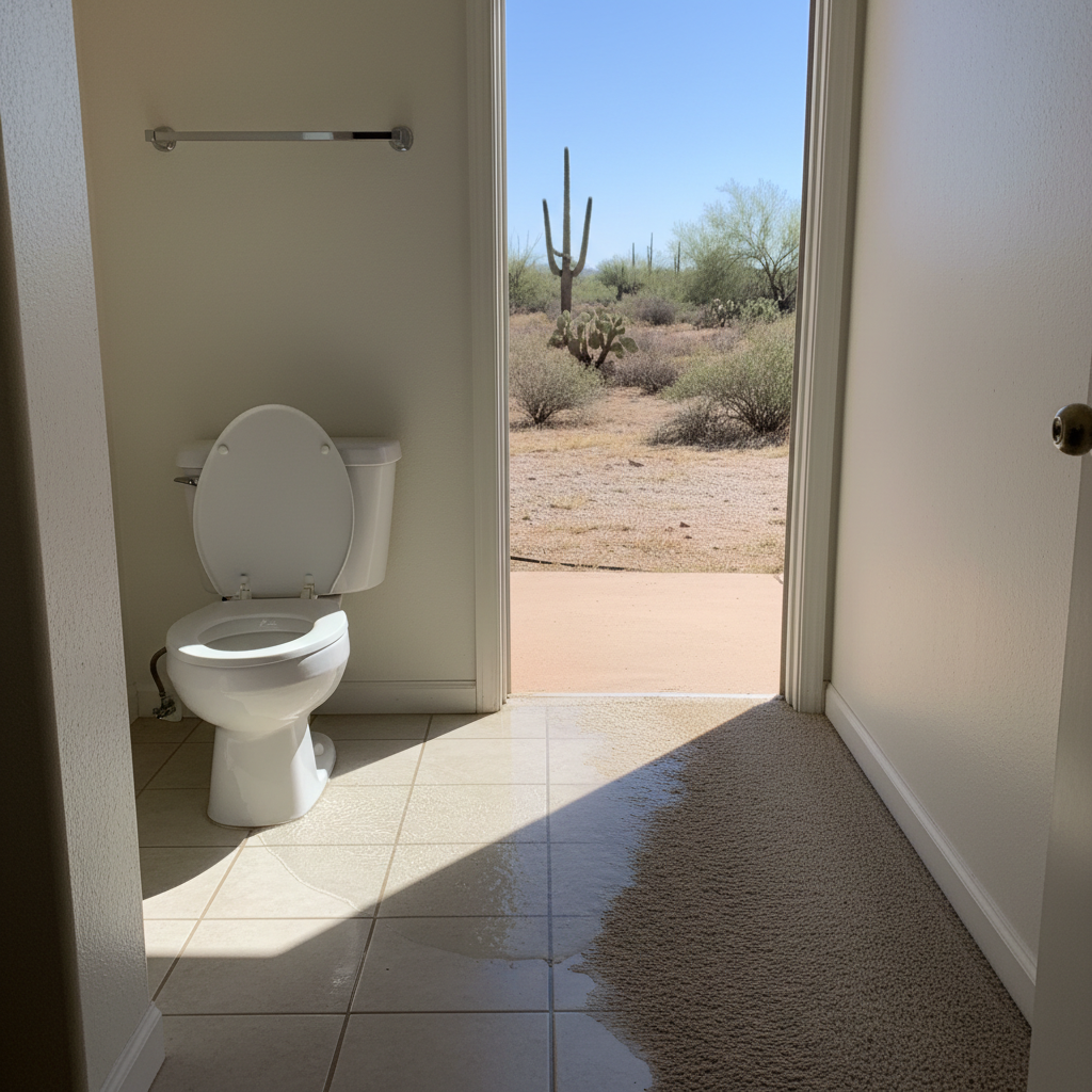 Toilet Overflow Cleanup in Peoria