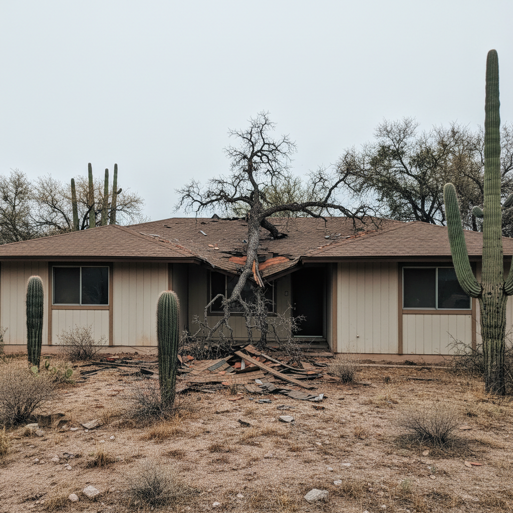 Storm Damage Restoration in Peoria