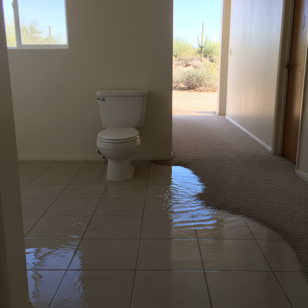 Toilet Overflow Cleanup
