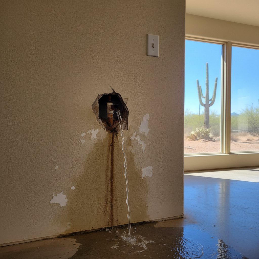 Burst Pipe Repair and Cleanup in Rio Verde