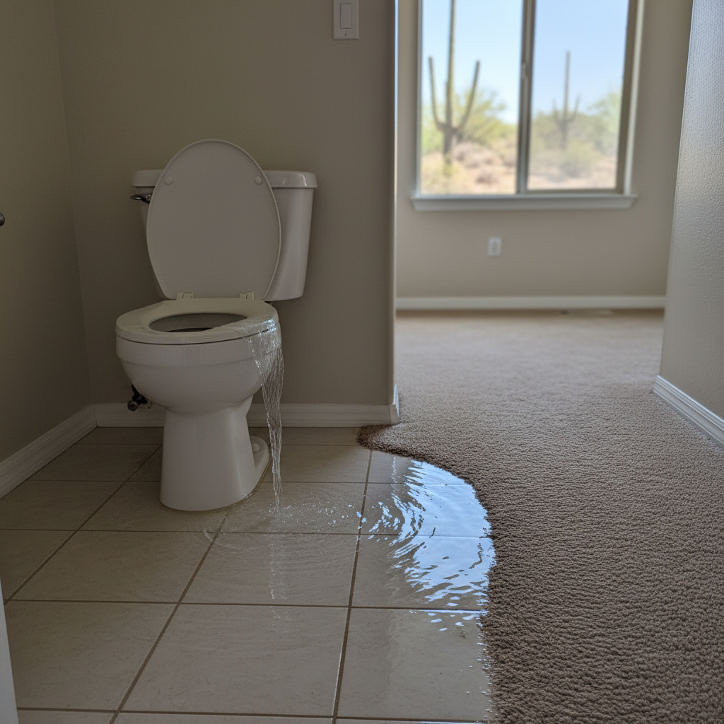 Toilet Overflow Cleanup in Rio Verde