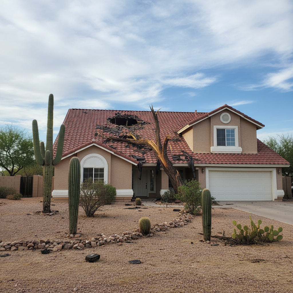 Storm Damage Restoration in Rio Verde