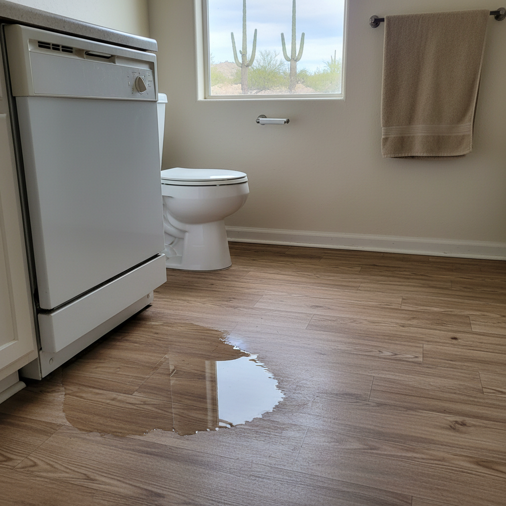 Appliance Leak Cleanup