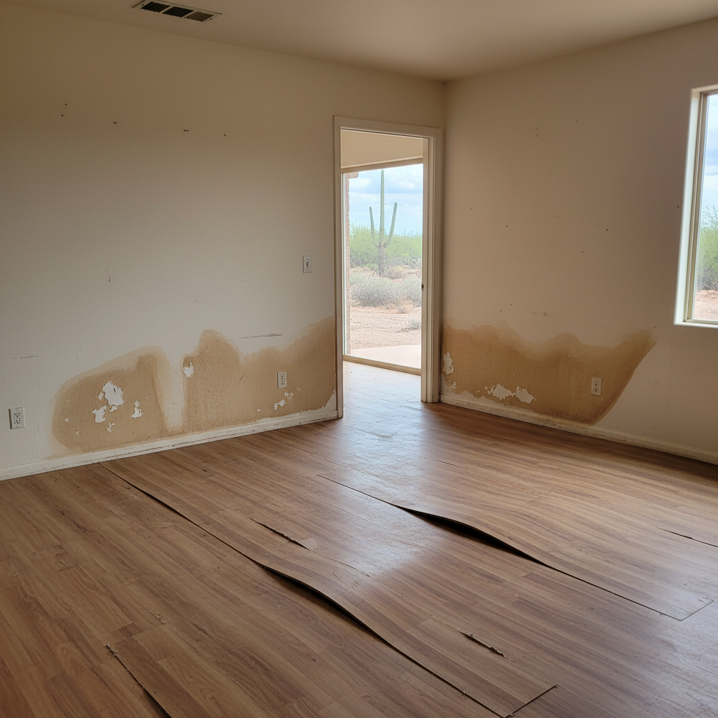 Water damage-related mold removal in Scottsdale
