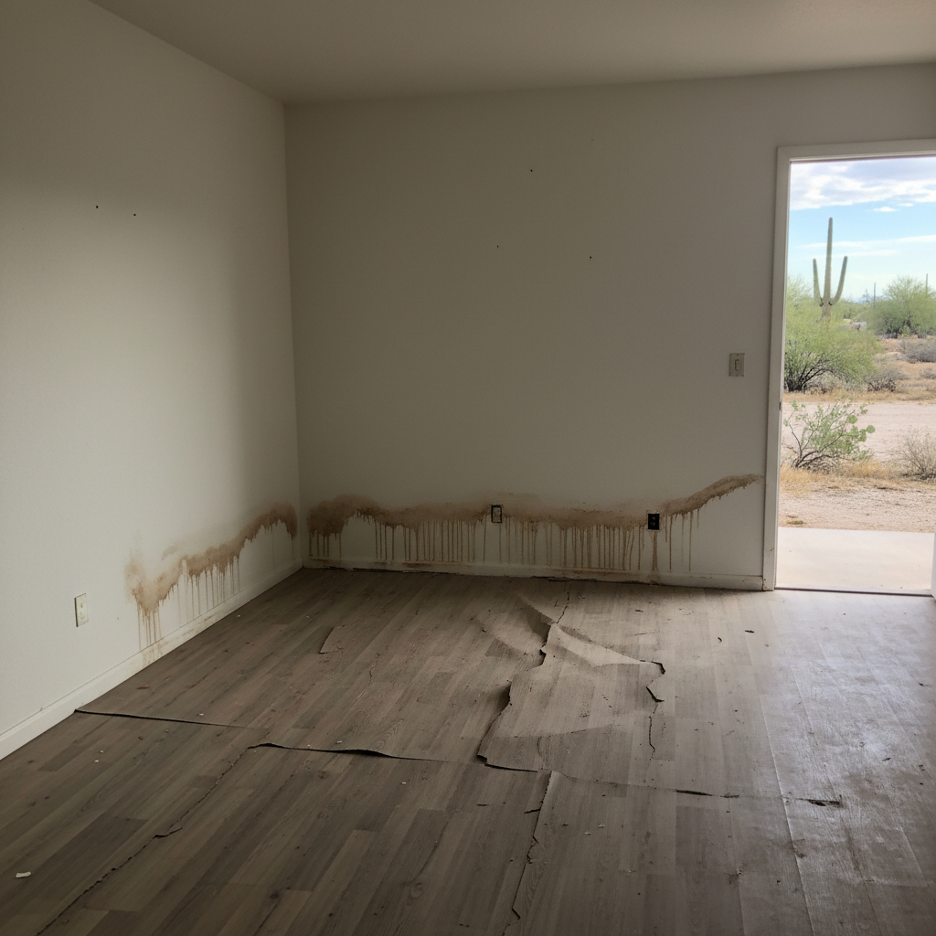 Water damage-related mold removal