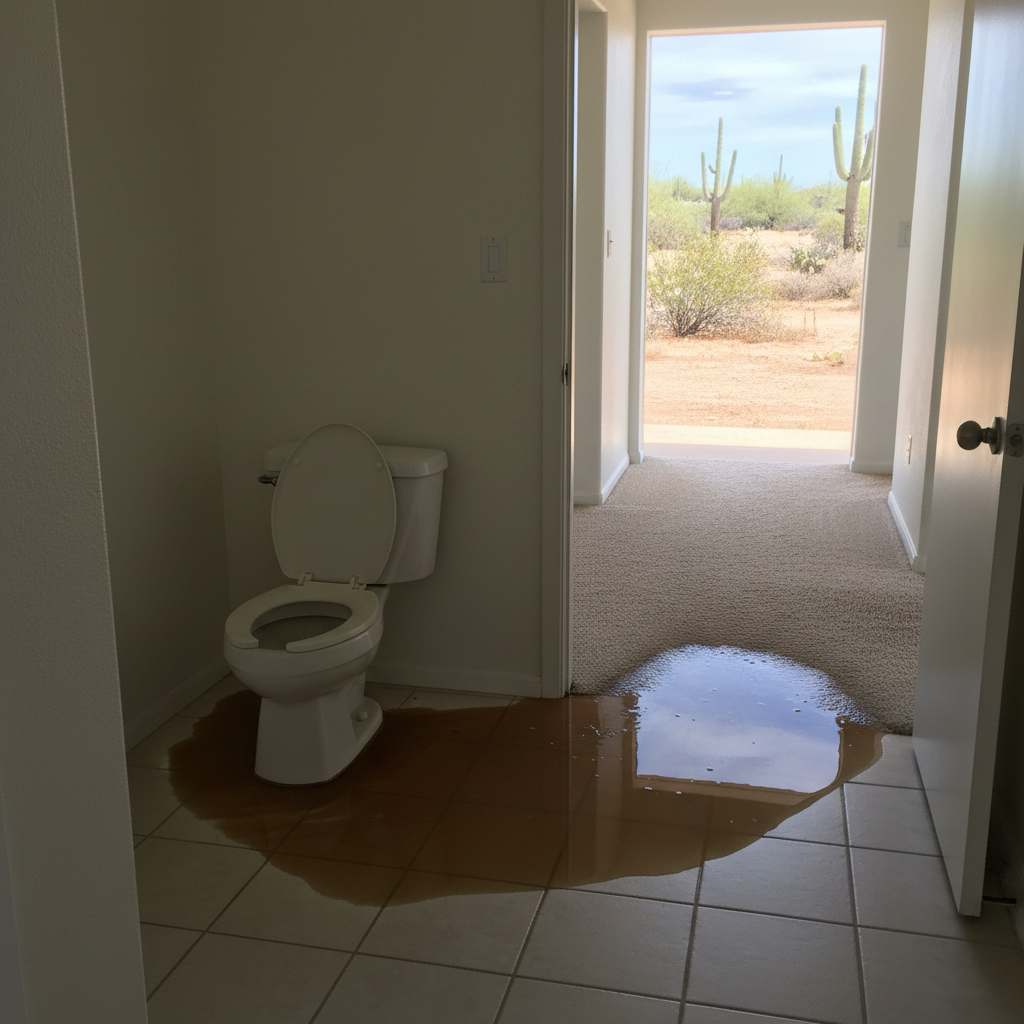 Toilet Overflow Cleanup