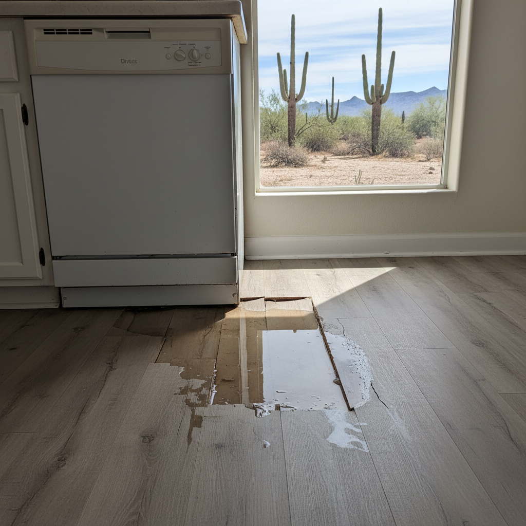 Appliance Leak Cleanup