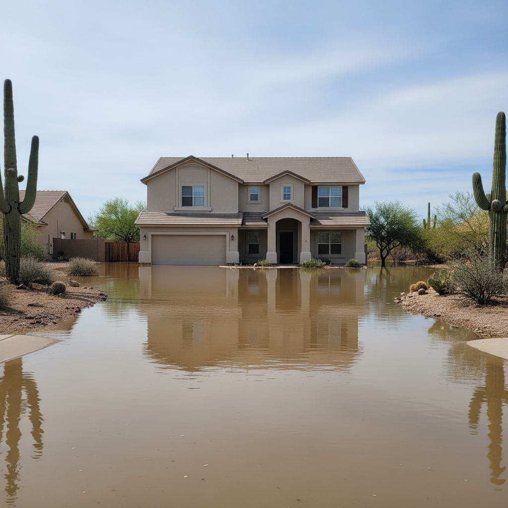 Flood cleanup in Surprise