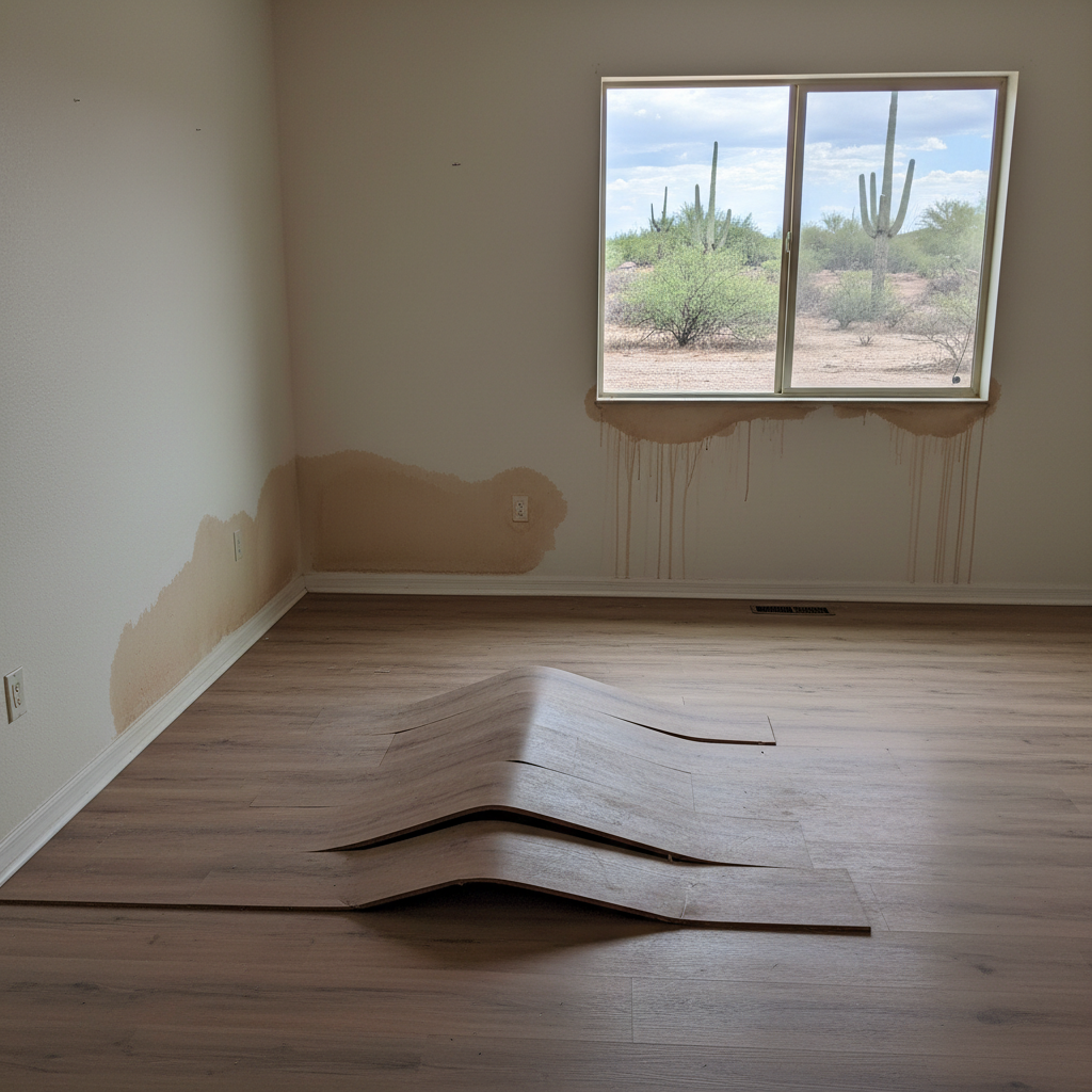 Water damage-related mold removal in Surprise