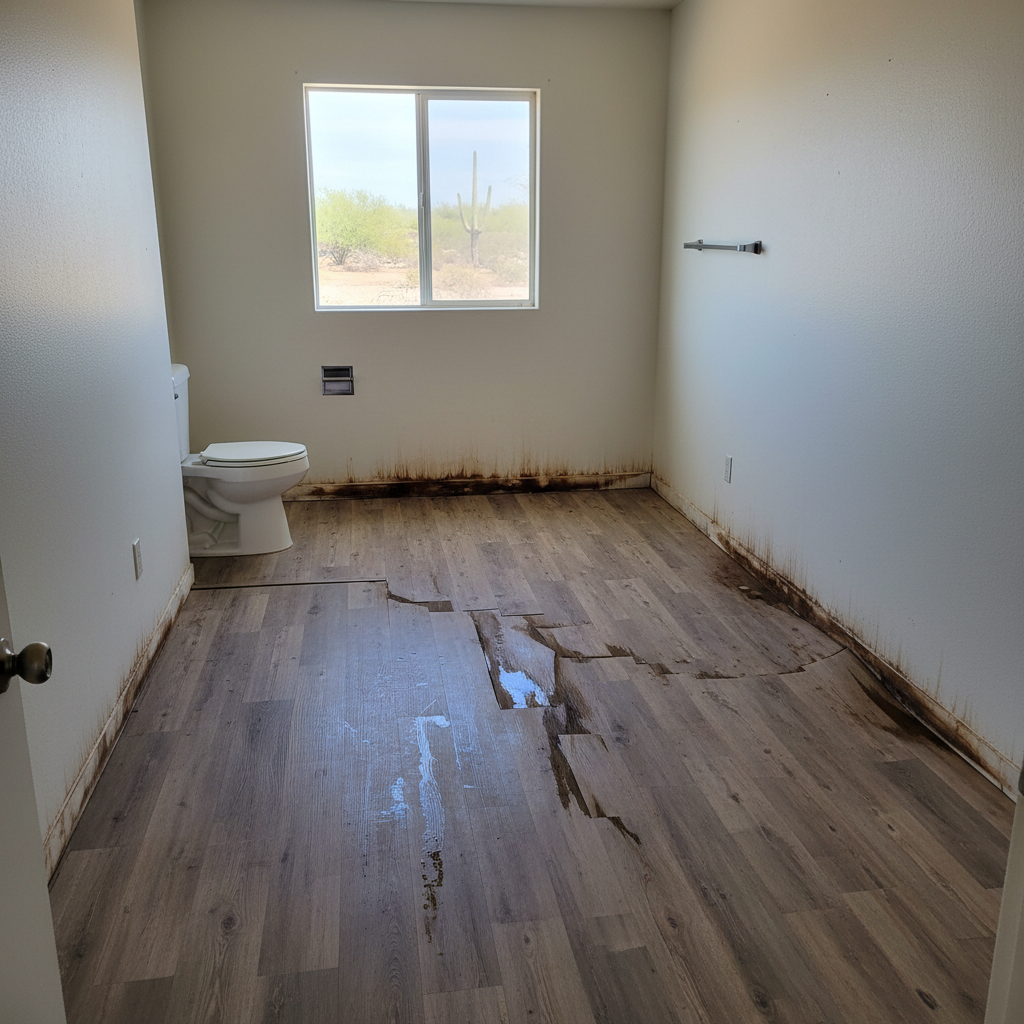 Water damage-related mold removal