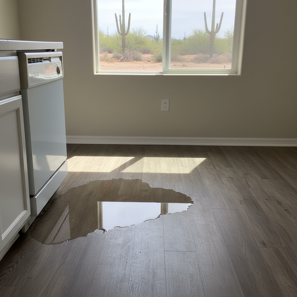 Appliance Leak Cleanup