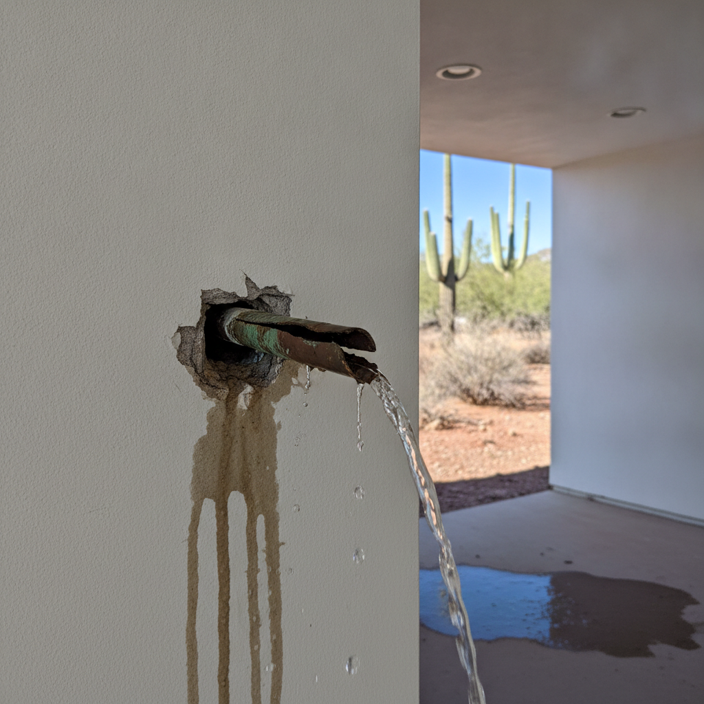 Burst Pipe Repair and Cleanup
