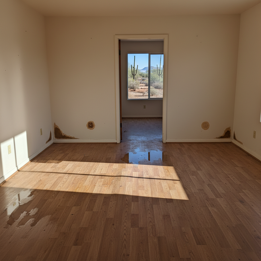 Water damage-related mold removal