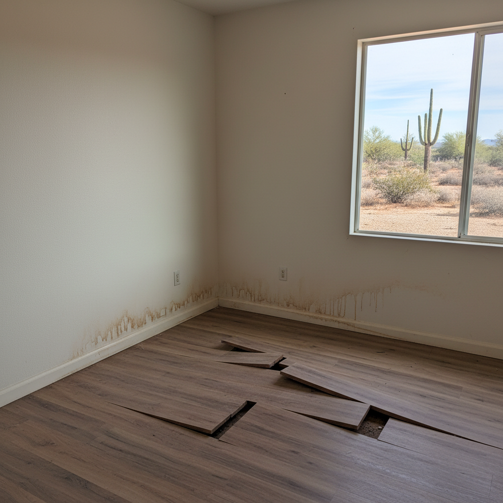 Water damage-related mold removal in Wickenburg