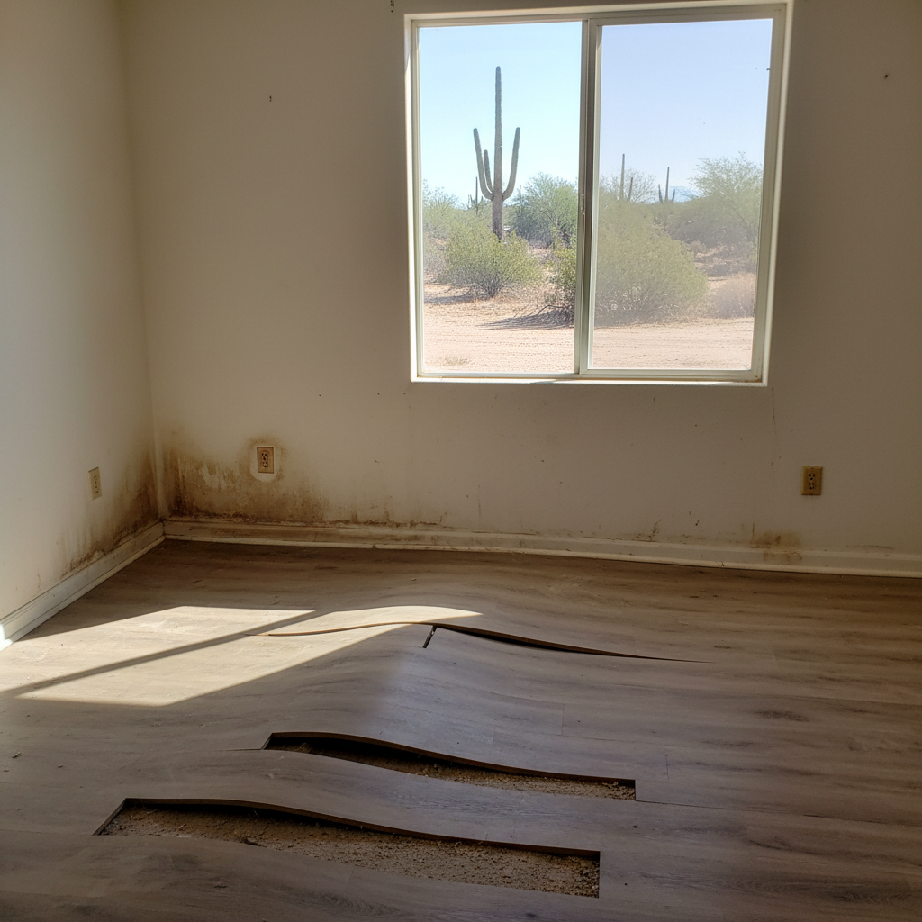Water damage-related mold removal