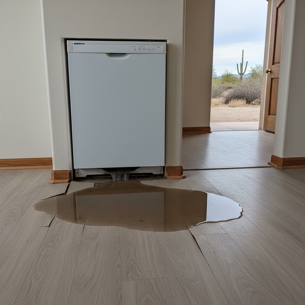 Appliance Leak Cleanup