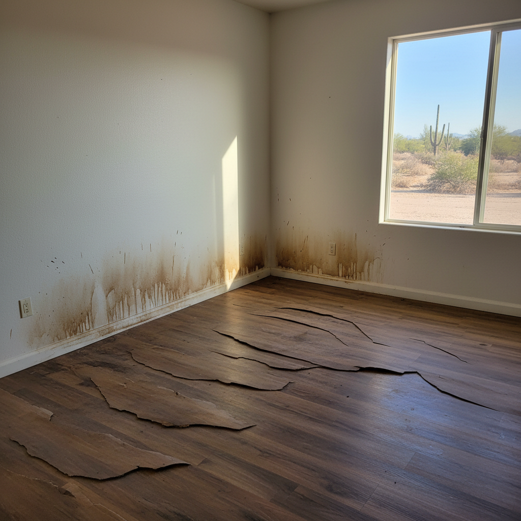 Water damage-related mold removal