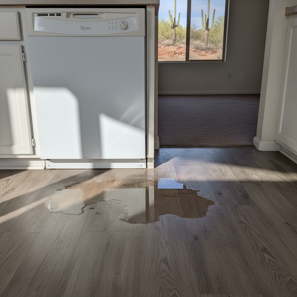 Appliance Leak Cleanup