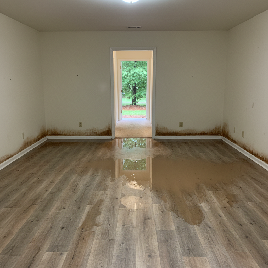 Water damage-related mold removal