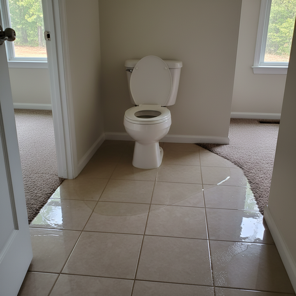 Toilet Overflow Cleanup