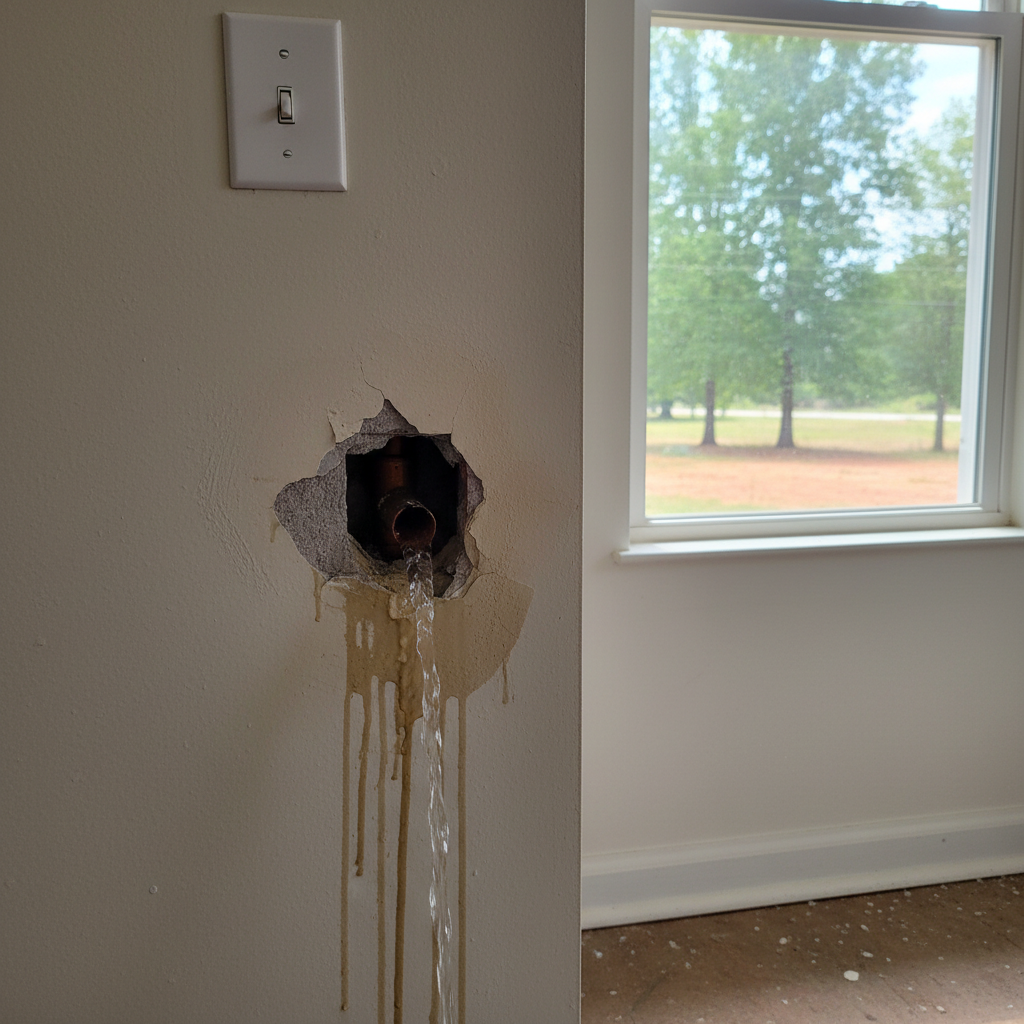 Burst Pipe Repair and Cleanup