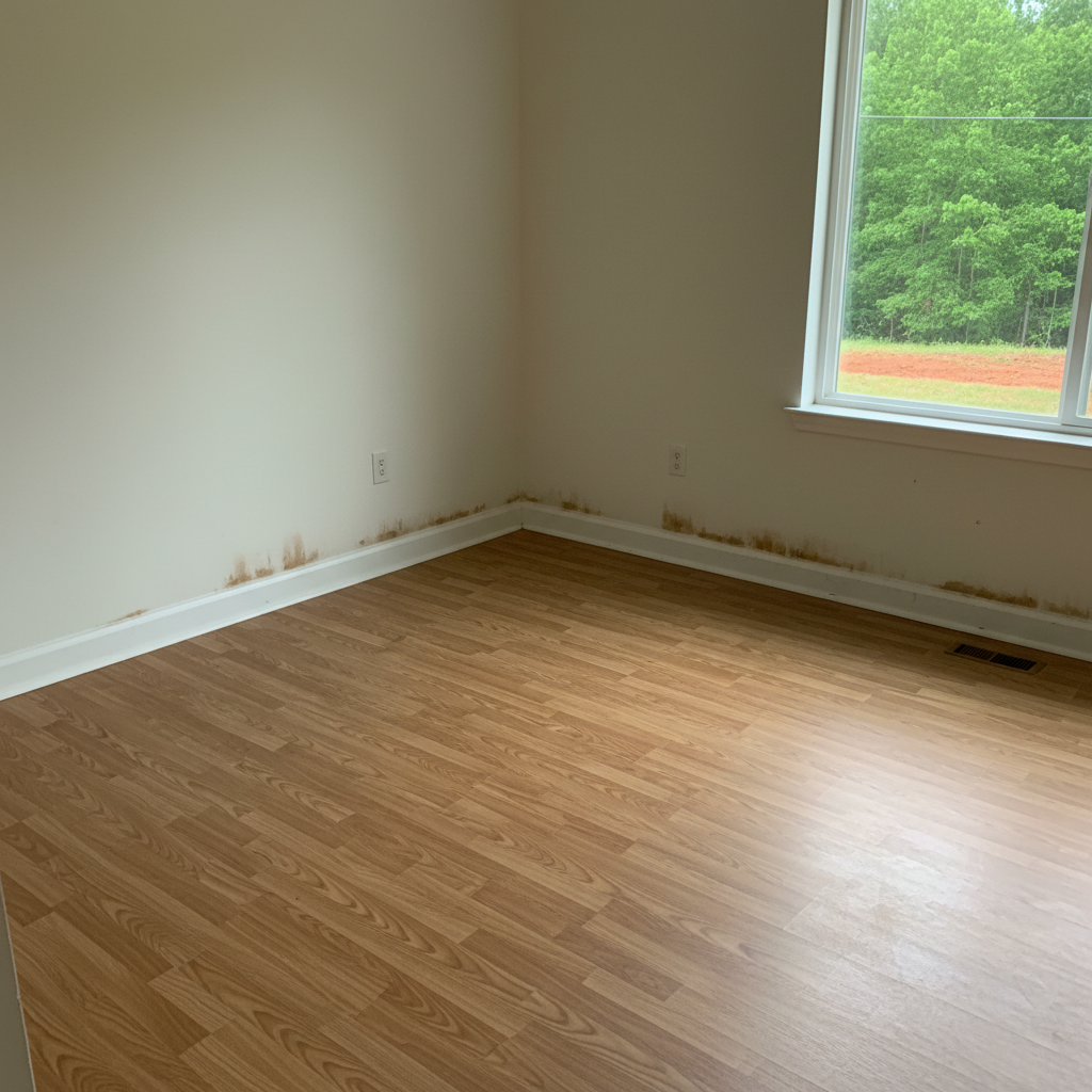 Water damage-related mold removal