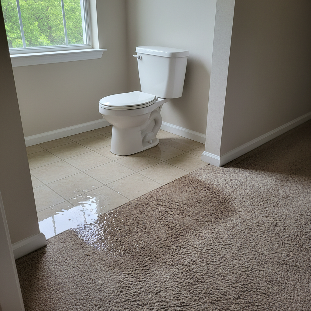 Toilet Overflow Cleanup