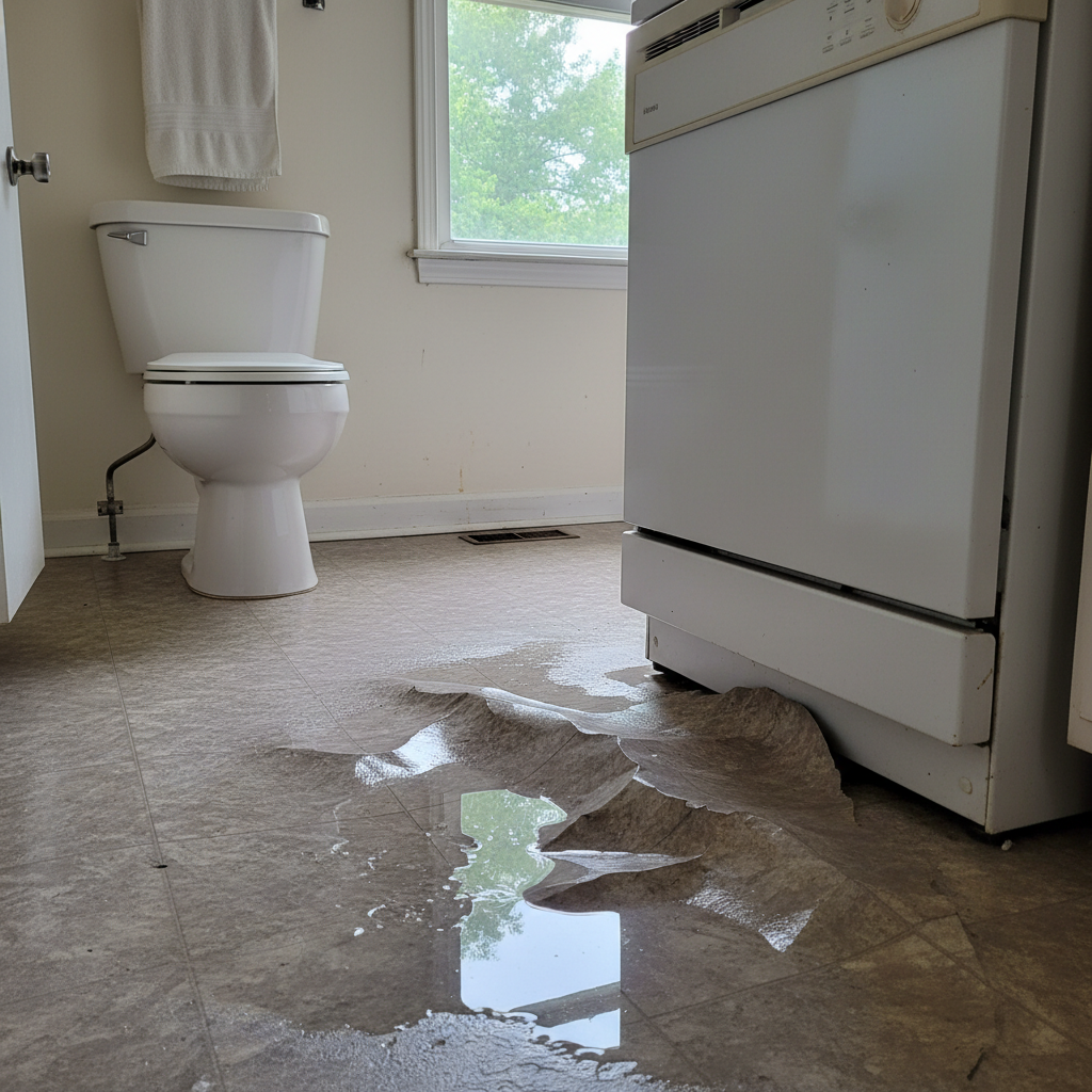Appliance Leak Cleanup