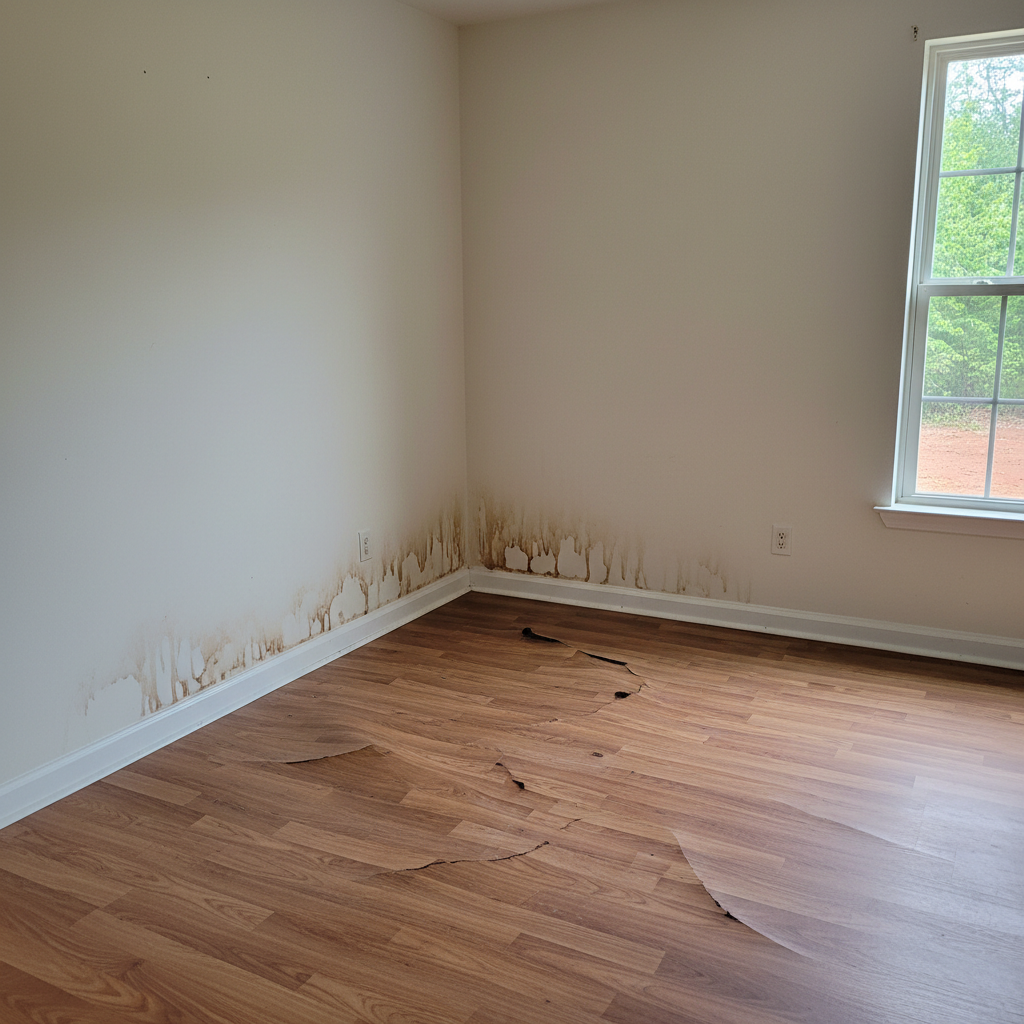 Water damage-related mold removal