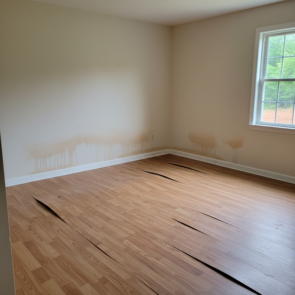 Roof Leak Water Damage Repair