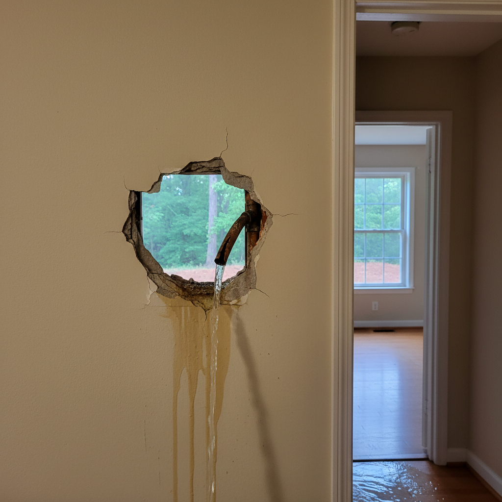 Burst Pipe Repair and Cleanup in Duluth