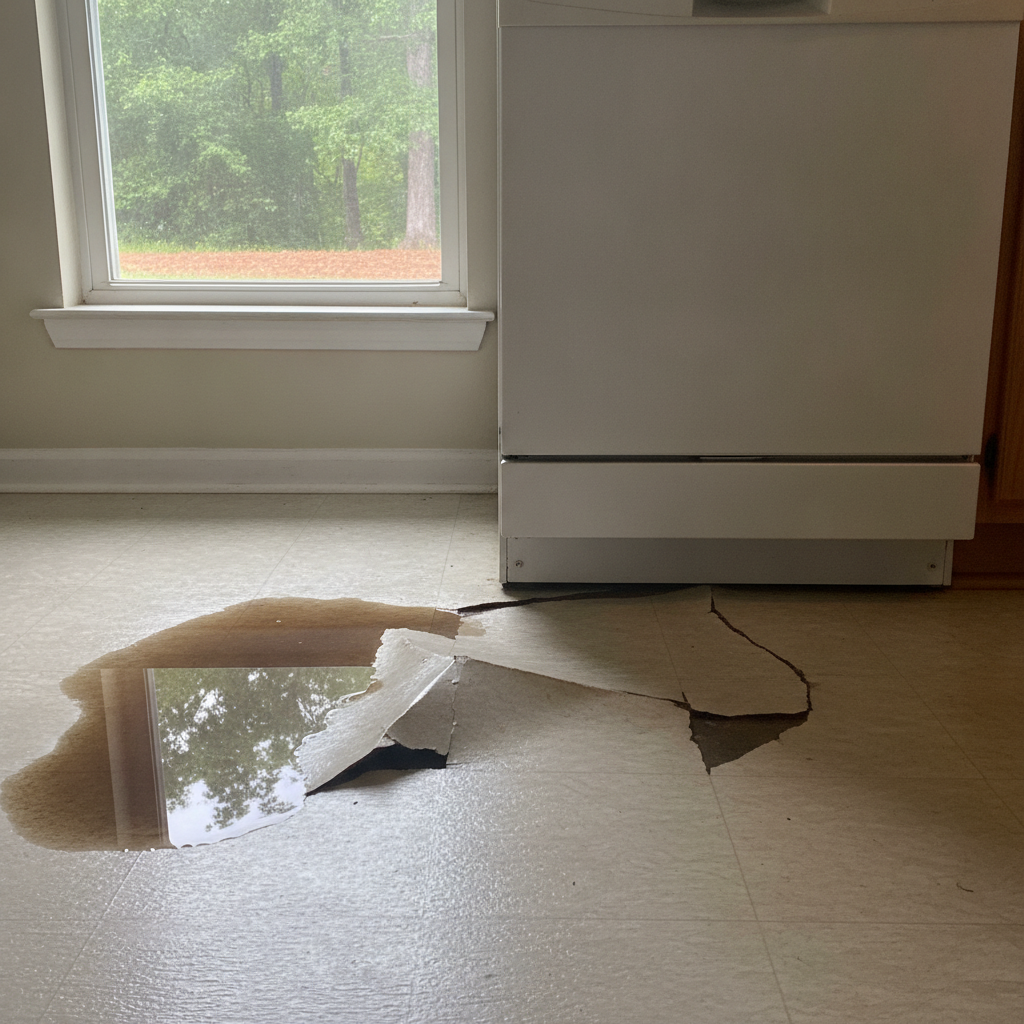Appliance Leak Cleanup