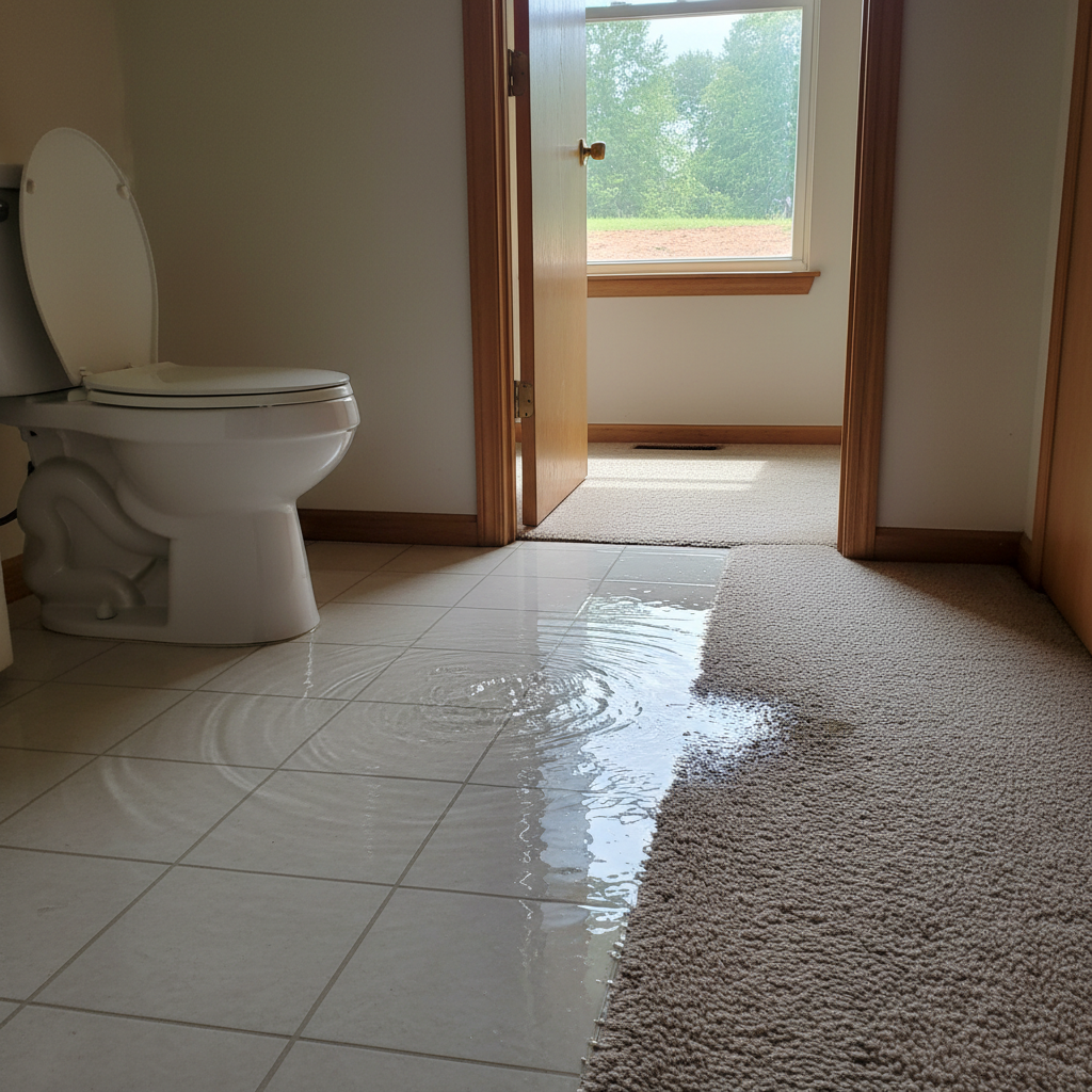 Toilet Overflow Cleanup