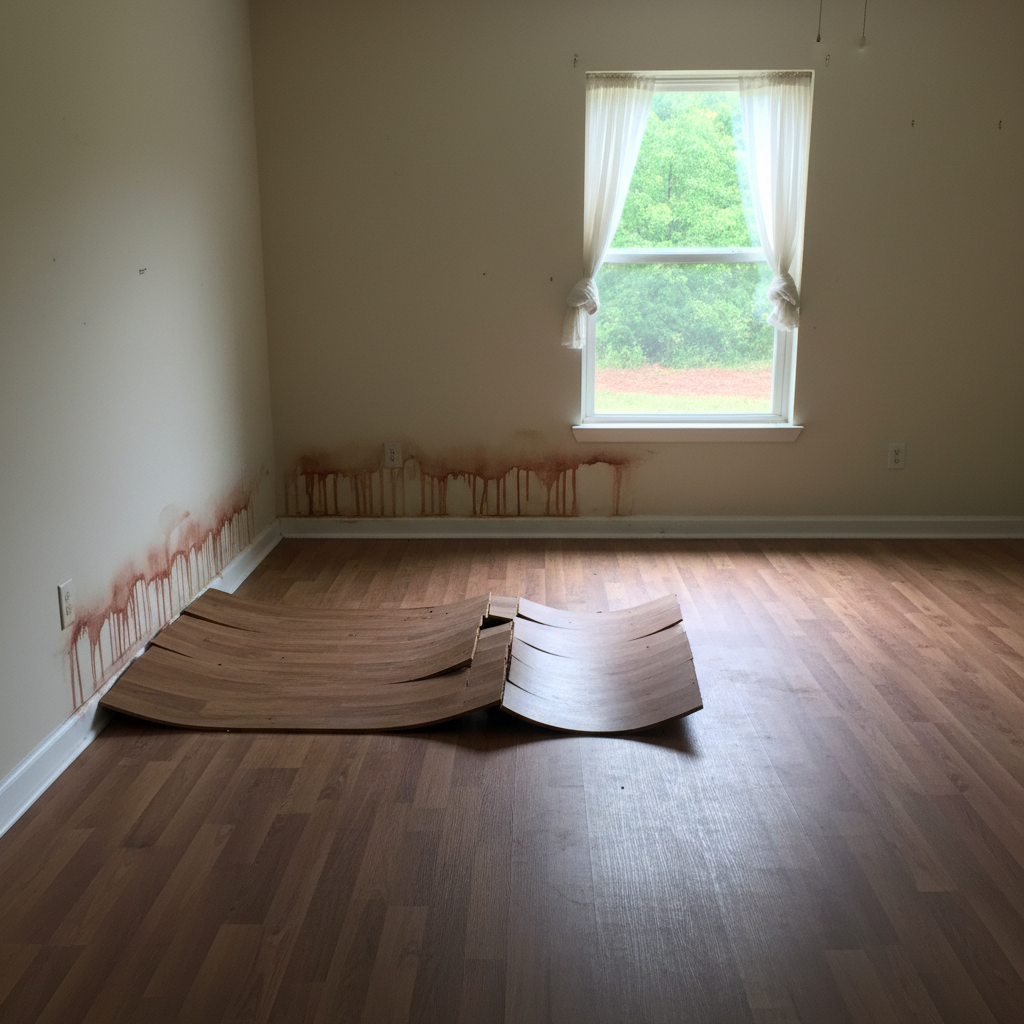 Roof Leak Water Damage Repair