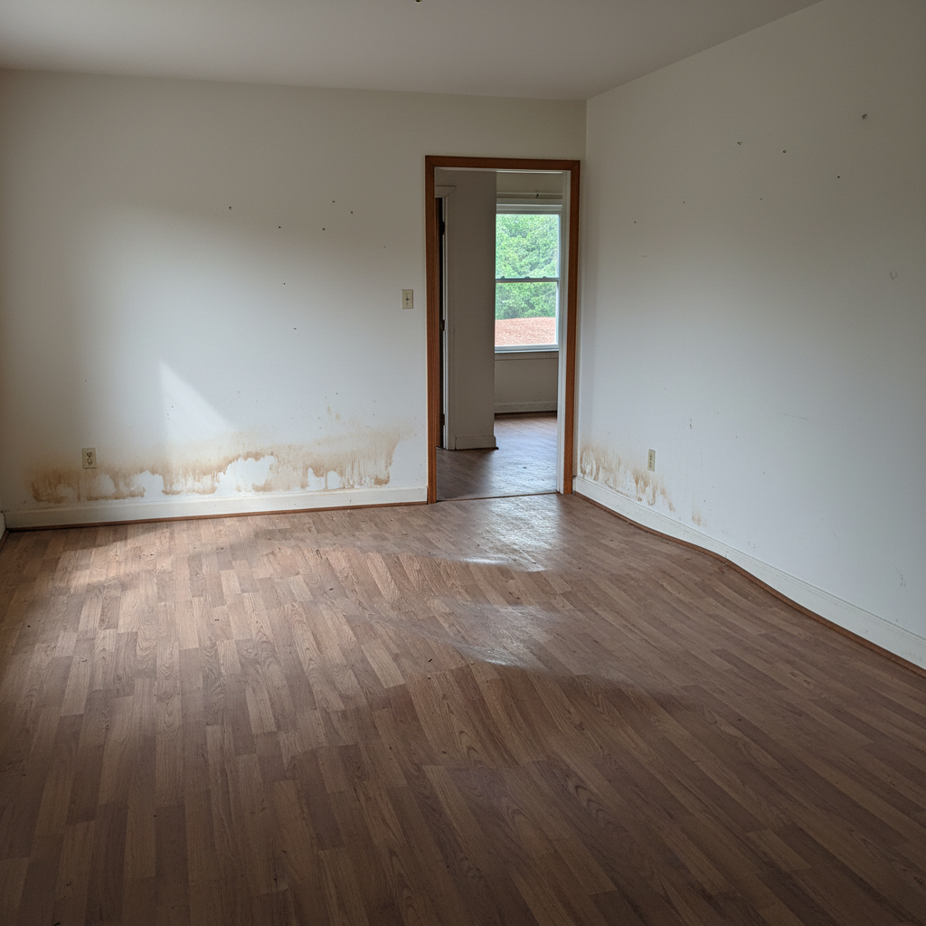 Water damage-related mold removal