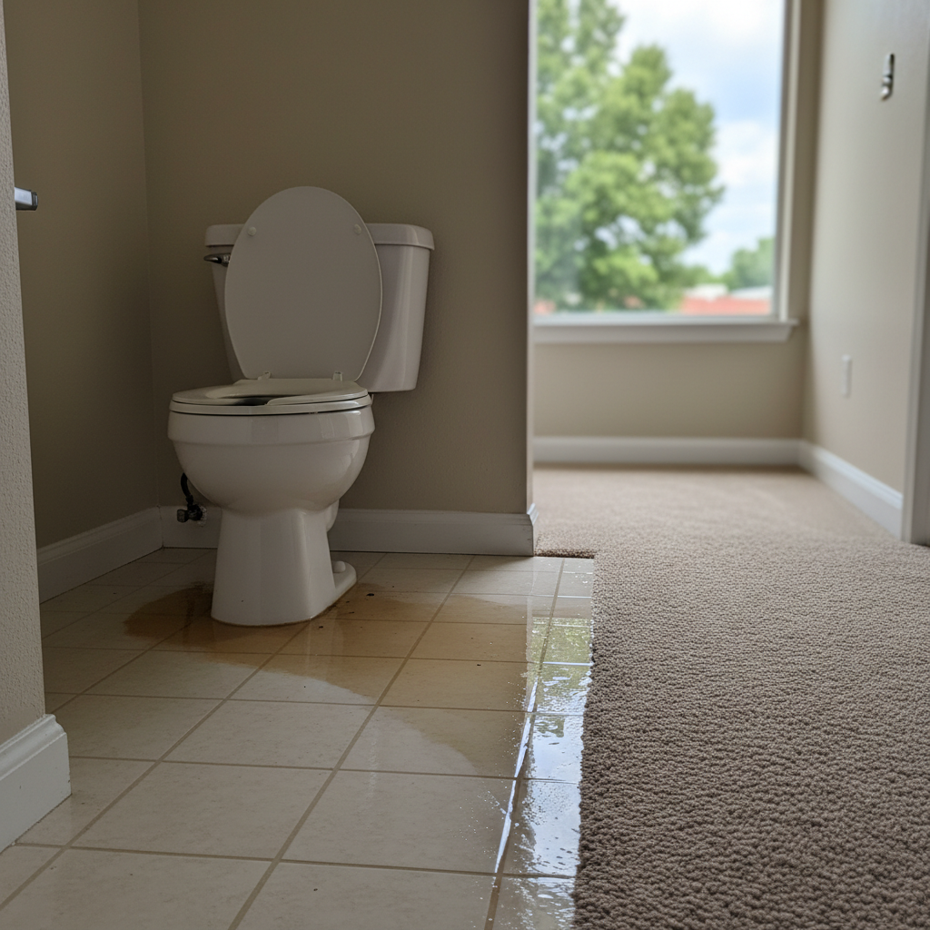 Toilet Overflow Cleanup