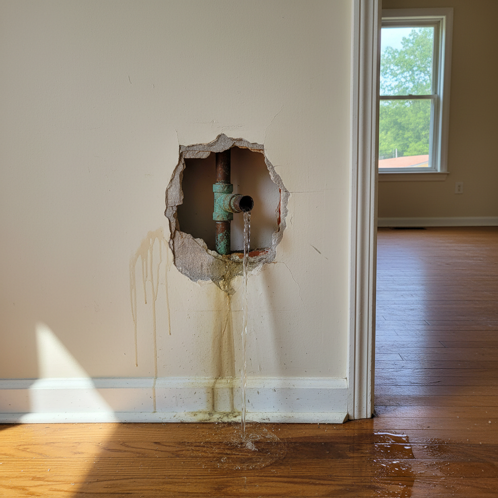 Burst Pipe Repair and Cleanup