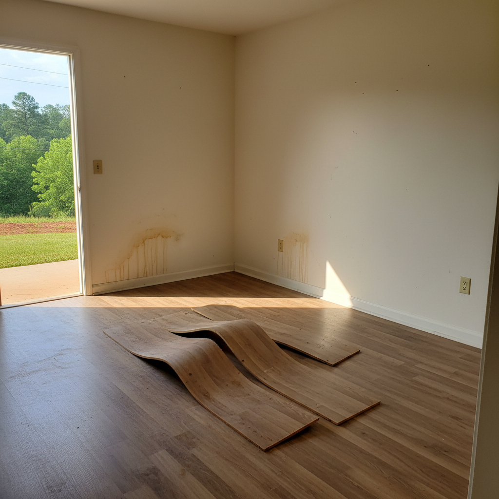 Water damage-related mold removal