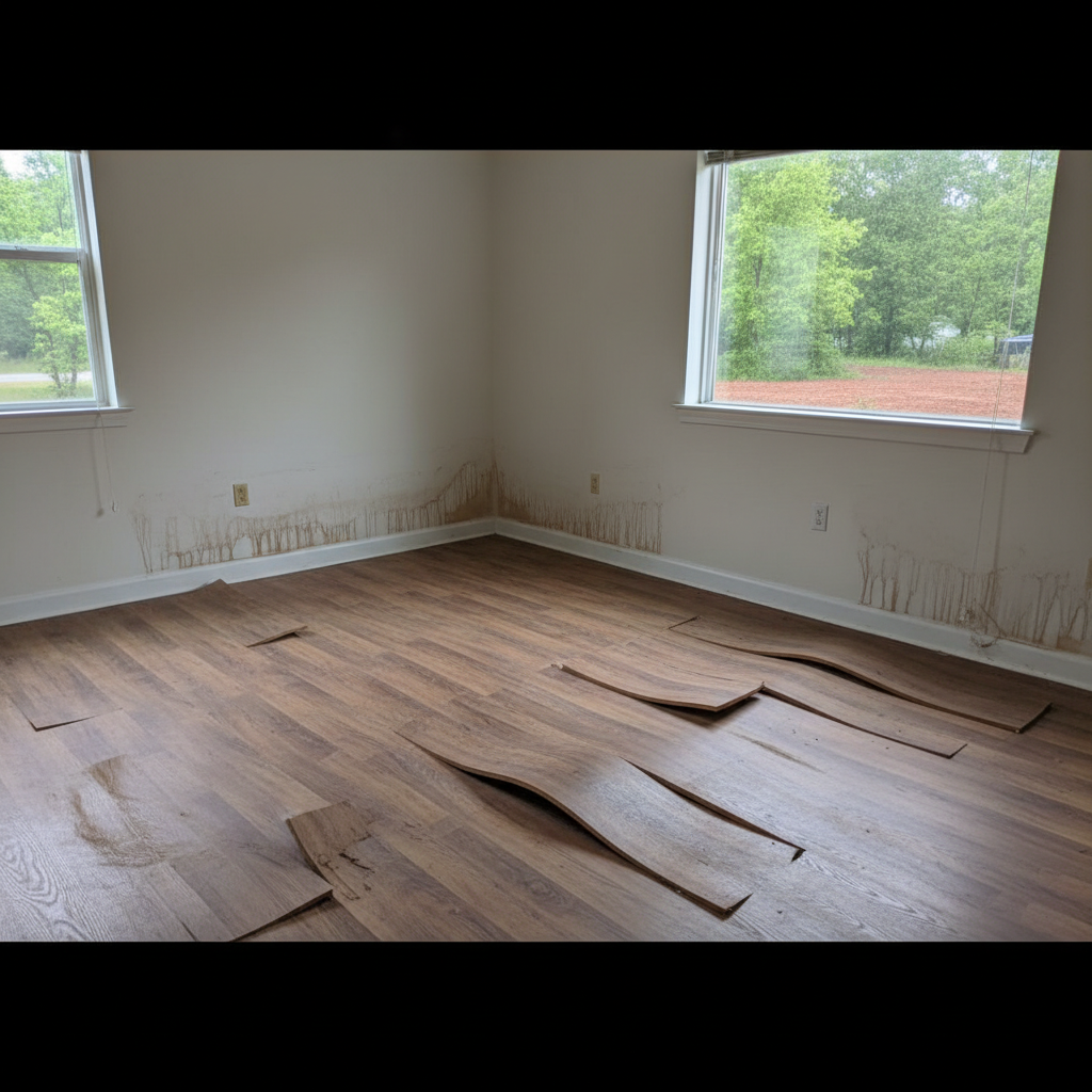 Hardwood Floor Water Damage Restoration