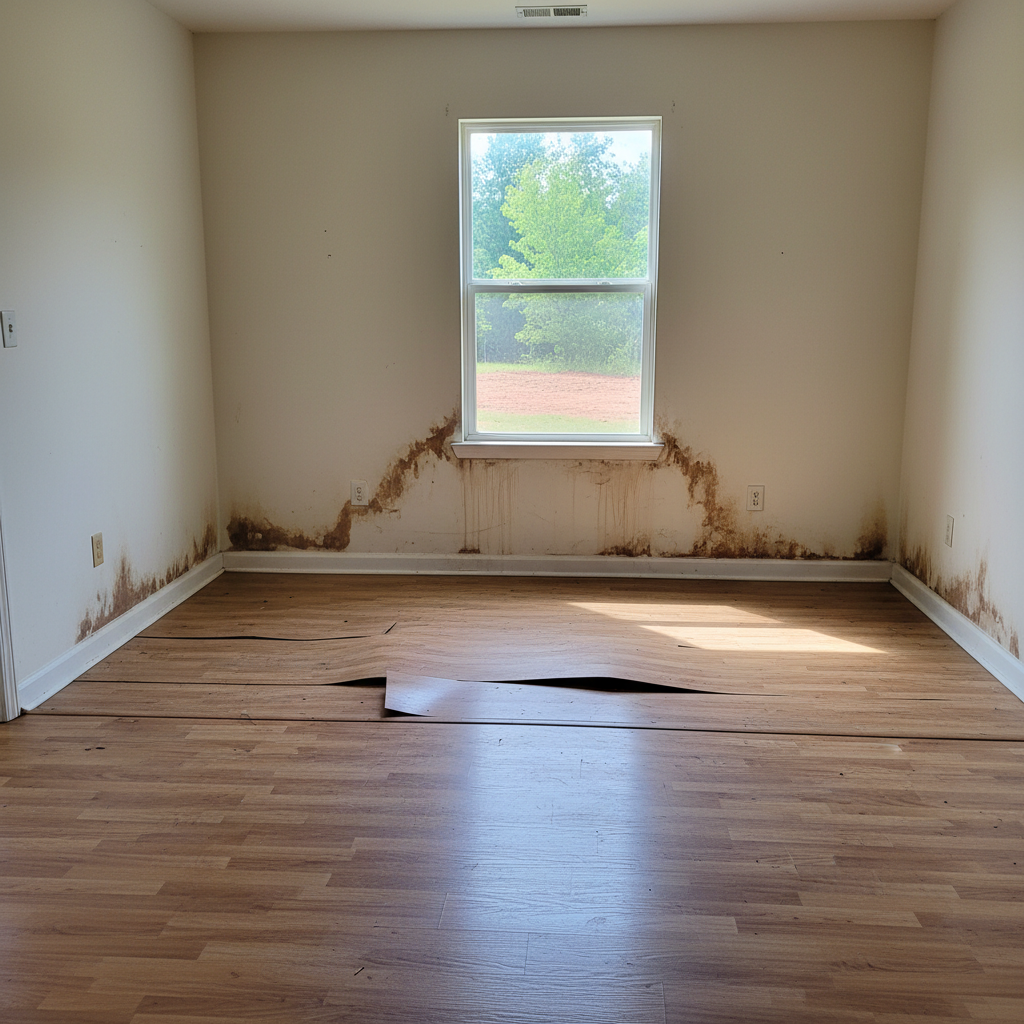 Roof Leak Water Damage Repair
